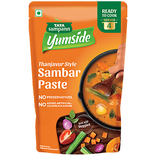 Buy Tata Sampann Yumside Thanjavur Style Sambar Paste - Ready To Cook ...