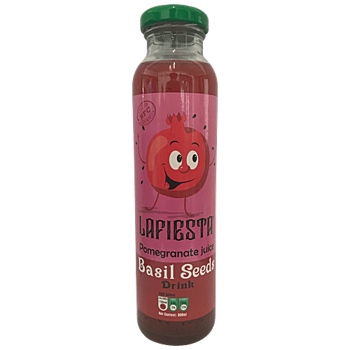 Buy Lafiesta Pomegranate Juice Basil Seeds Drink Rich In Vitamins