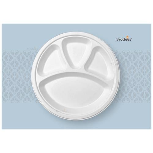 Balsacircle 12 Pcs 6-Inch White Plastic Round Plates - Disposable Wedding Party Catering Tableware