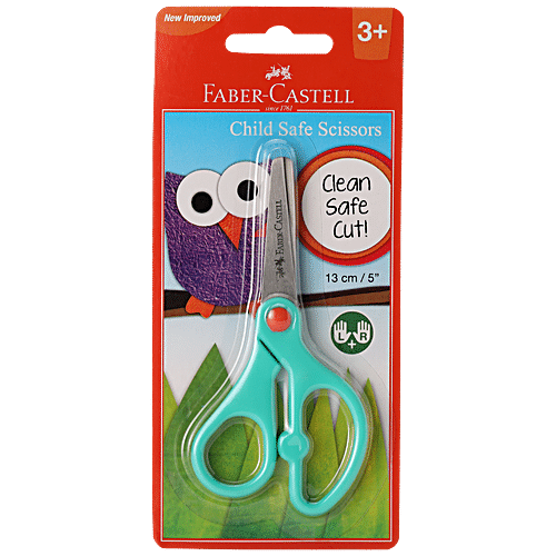 1pc Kids' Artwork Colorful Safety Plastic Decorative Edge Scissors