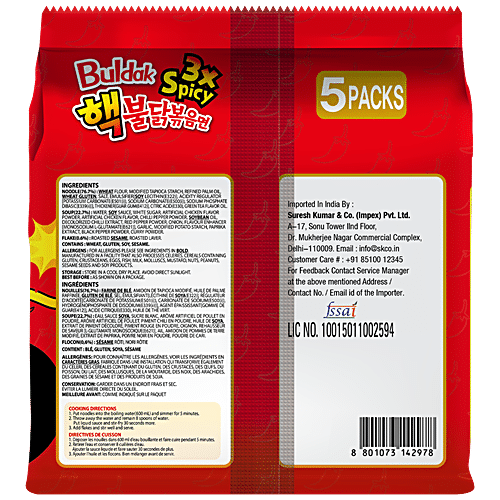 Buy Buldak 3x Spicy Hot Chicken Flavor Ramen Instant Stir Fried