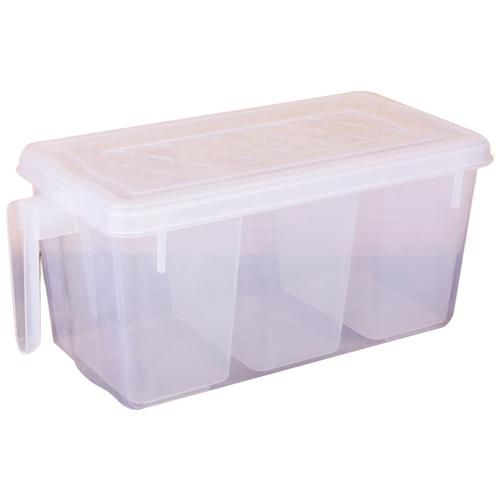 1pc Refrigerator Food Storage Container With Seal Lid For Kitchen Fruits  Vegetables Eggs, Freezer-safe And Food-grade