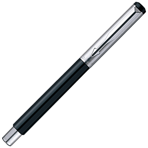 Buy Parker Vector Metallix - Fountain Pen Refillable, Black Body, Fine ...