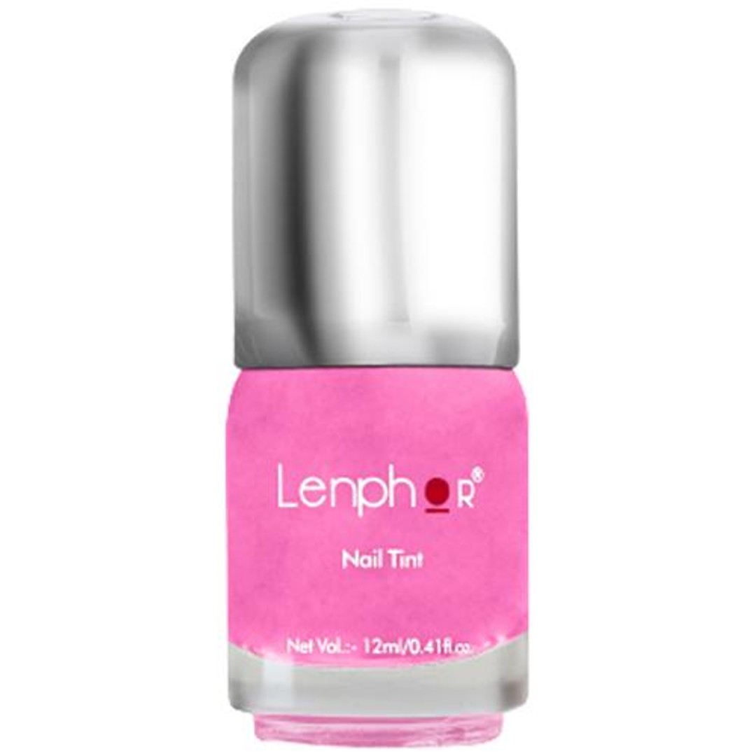 Lenphor Nail Tint - Long-Lasting, Gel Finish, Paraben Free, 12 ml Taffy Punch 68