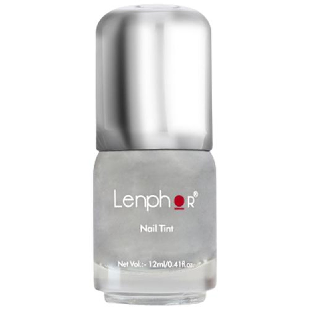 Lenphor Nail Tint - Long-Lasting, Gel Finish, Paraben Free, 12 ml Melted Metallic 72