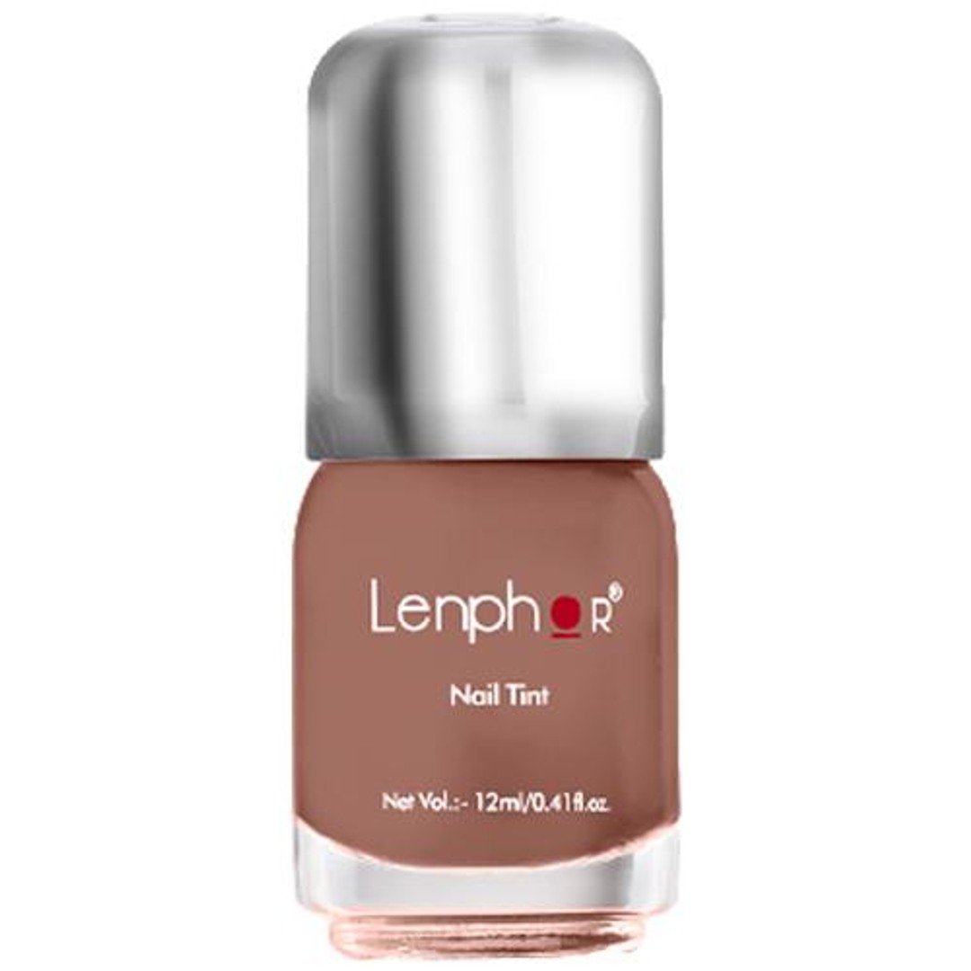 Lenphor Nail Tint - Long-Lasting, Gel Finish, Paraben Free, 12 ml Nude Seduction 76