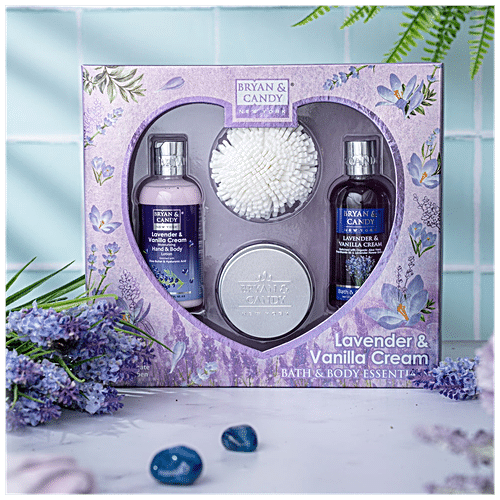 Buy Bryan & Candy Heart Combo Kit - Lavender & Vanilla Cream, Bath ...