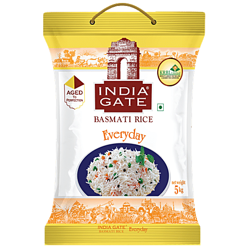 Buy India Gate Basmati Rice Everyday Online at Best Price of Rs 369.04