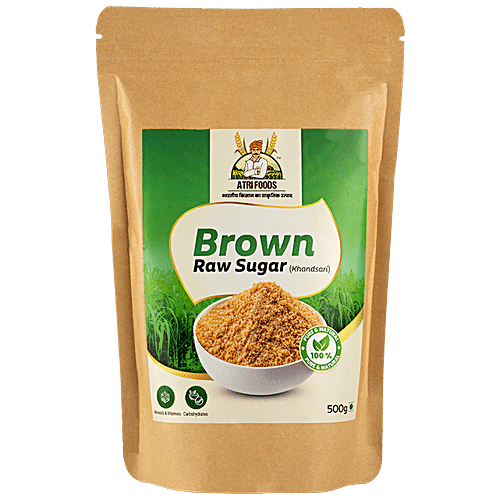 Buy Atri Foods Brown Raw Sugar Khandsari Online at Best Price of Rs 75 ...