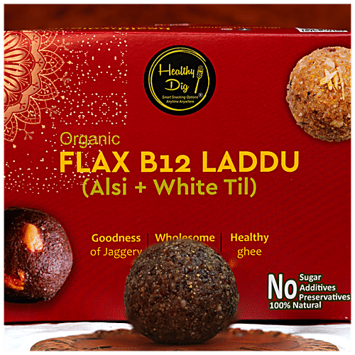 Buy Healthy Dig B12 Flaxseed Laddu Online At Best Price Of Rs 199 ...