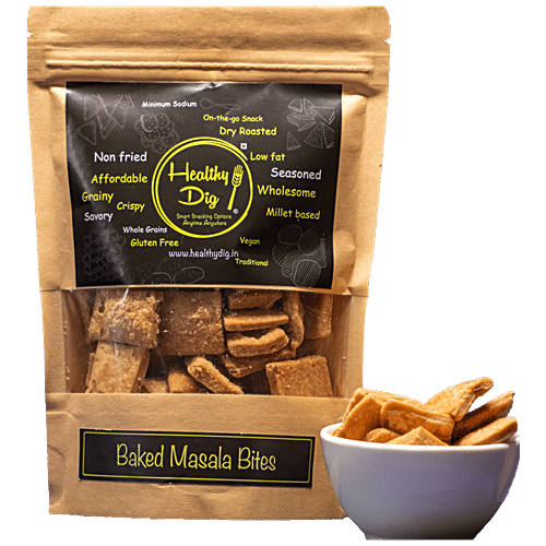 Buy Healthy Dig Baked Masala Bites Online at Best Price of Rs 129 ...