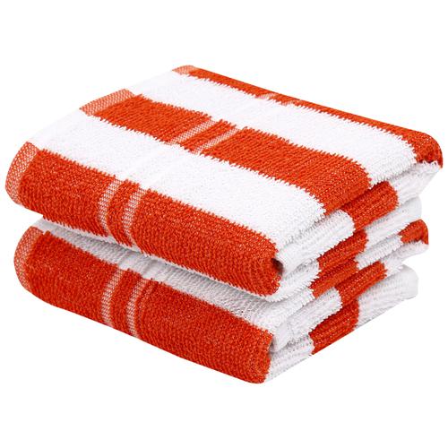Organic Textured Cotton Towel Set, Stripe