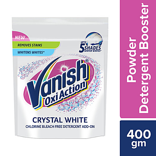 Vanish Oxi Action Crystal White Fabric Whitener, 400 g