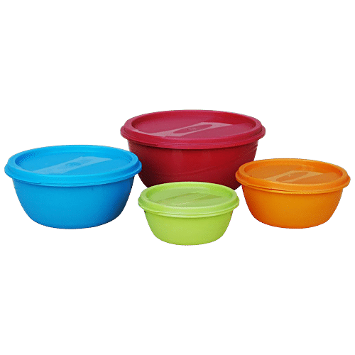 Buy Princeware Storage Containers - Plastic, Assorted Colours, Store ...