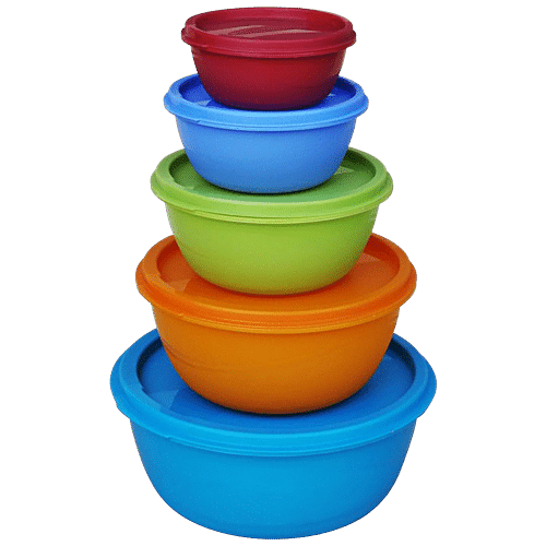 Buy Princeware Storage Containers - Plastic, Assorted Colours, Store ...