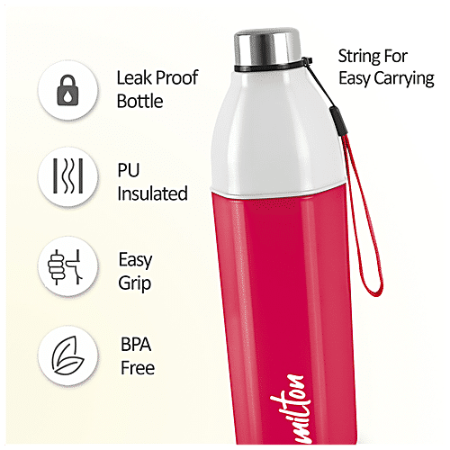 Buy Milton Kool Hexone Insulated Water Bottle - BPA Free, Leak Proof ...