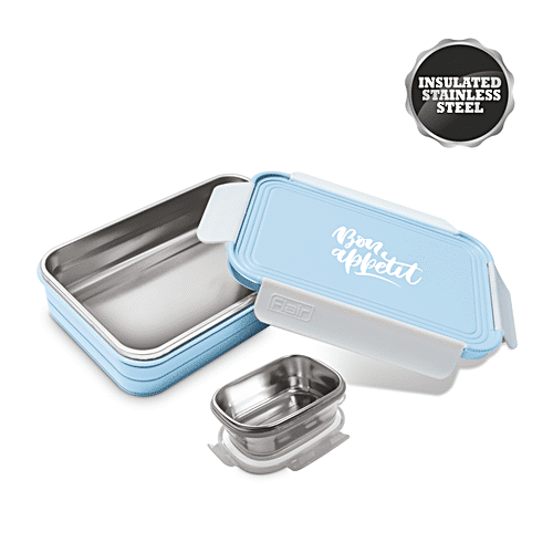 Buy Flair Plastics Trendy Dx Lunch Box - Insulated Stainless Steel ...