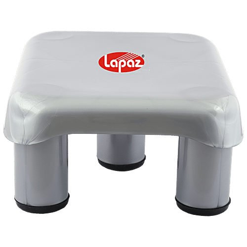 Buy Lapaz Bathroom Stool Patla Junior Big Plastic Grey