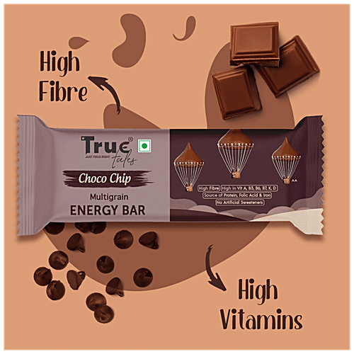 Buy True Tales Multigrain Energy Bar - Choco Chip, Source Of Iron ...