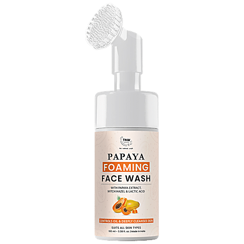 Buy Tnw The Natural Wash Papaya Foaming Face Wash Controls Oil Deeply Cleanses Skin For All 2251