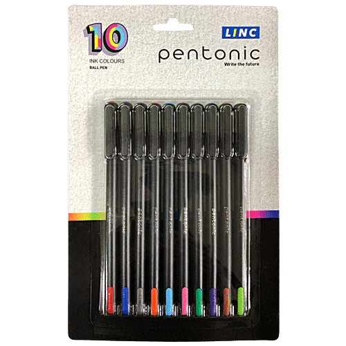 Buy Linc Pentonic Ball Pen - Assorted Ink Colour Online at Best Price ...