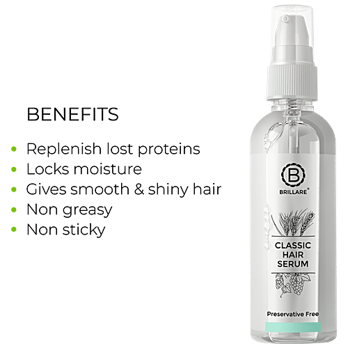 Buy Brillare Classic Hair Serum - Preservative Free Online at Best ...