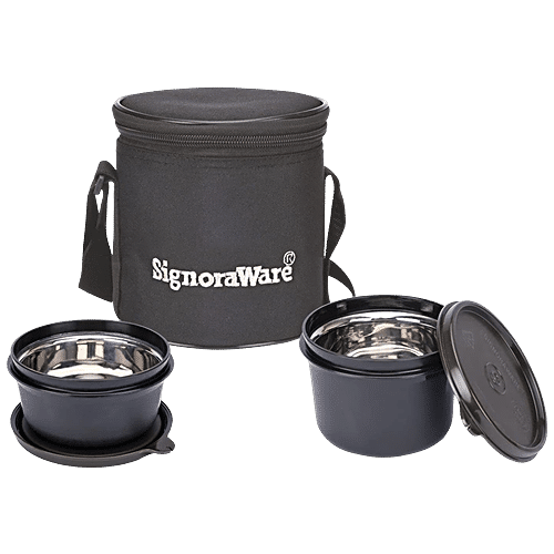 Buy Signoraware Monarch Executive Small Microsafe Lunch Box With Bag ...