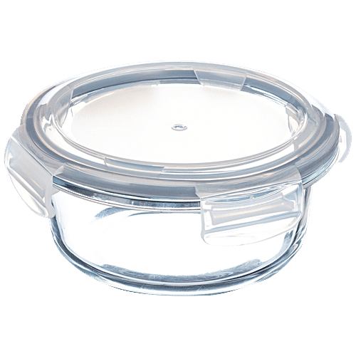 Buy Sanjeev Kapoor Boston Lunch Box - Round, Transparent, Plain, Leak ...