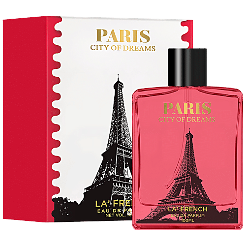 La French Paris City Of Dreams Eau De Parfum Long Lasting Fragrance Unisex 100 ml