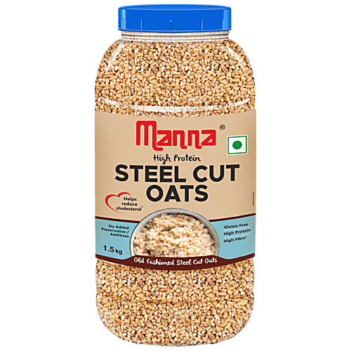 Buy Manna Steel Cut Oats - High In Protein & Fibre, Gluten Free Online ...