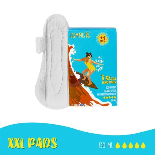 Buy Lemme Be Teen Sanitary Day Pads - 100% Cotton, Certified Biodegradable  Online at Best Price of Rs 140.06 - bigbasket