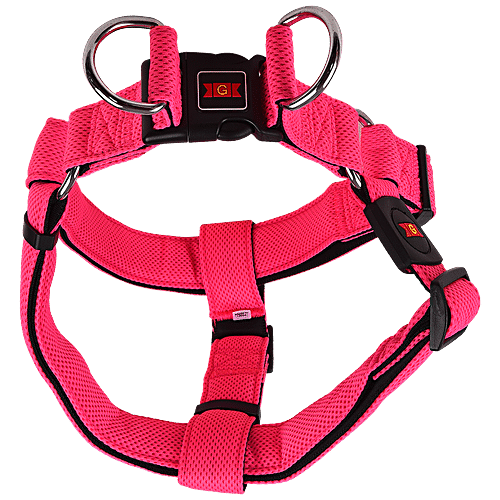 OUT OF STOCK!! COLLAR, HARNESS & LEASH PINK