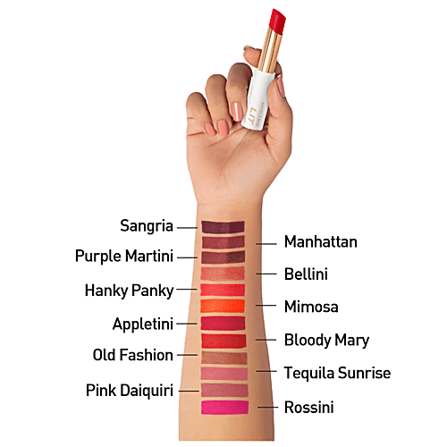 MyGlamm LIT Creamy Matte Lipstick - Highly Pigmented, Stays Long, 3.7 g Manhattan 