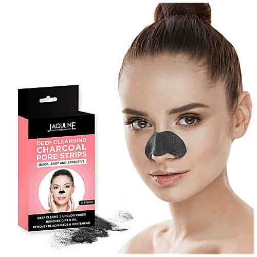 Buy Jaquline Usa Deep Cleansing Charcoal Pore Strips Online At Best 