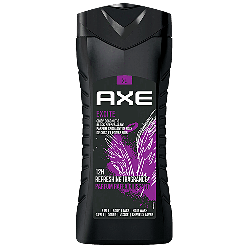 Buy Axe Excite XL Body Wash For Men, Crisp Coconut & Black Pepper