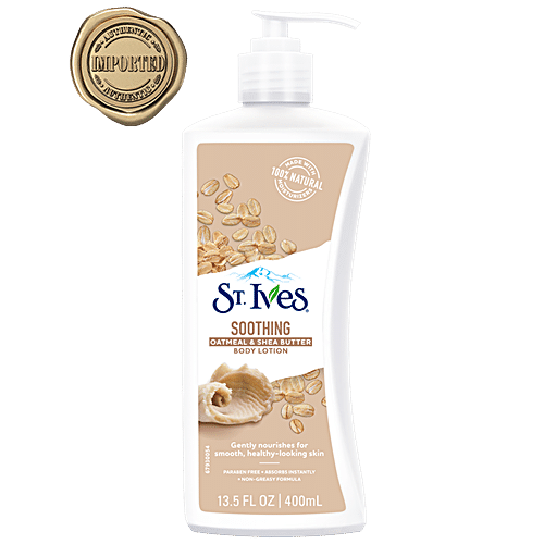 Buy St.Ives Soothing Body Lotion - Oatmeal & Shea Butter, 100% Natural ...