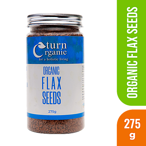 Buy Turn Organic Flax Seeds - Loaded With Nutrients Online at Best ...