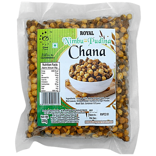 Buy Royal Chana - Nimbu Pudina, Crunchy Snack Online at Best Price of ...