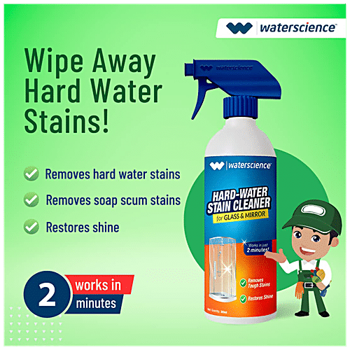 Buy WaterScience Hard Water Stain Cleaner For Glass & Mirror, Restore