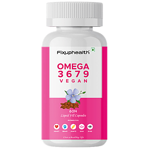 Buy Fixuphealth Omega 3 6 7 9 Capsules - Boosts Overall Health Online ...