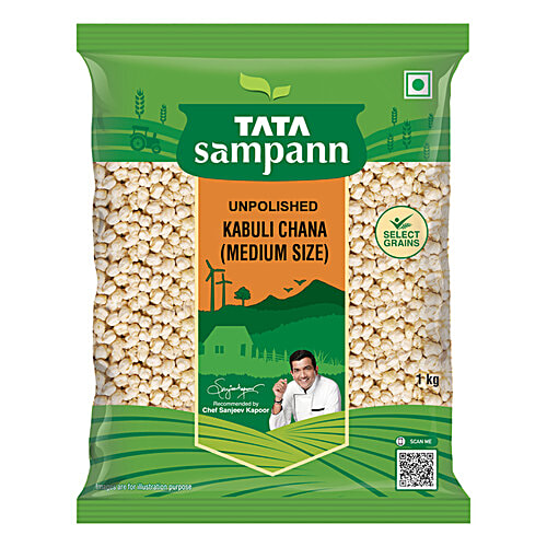 Buy Tata Sampann Unpolished Kabuli Chana - Medium Size Online at Best ...