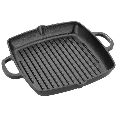 Buy Home Puff Pre Seasoned Non Stick Cast Iron Grill Pan With Handle Non Toxic Sandwich Maker 