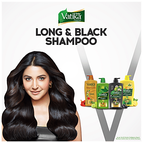 Buy Dabur Vatika Long & Black Shampoo - With The Goodness Of Amla ...