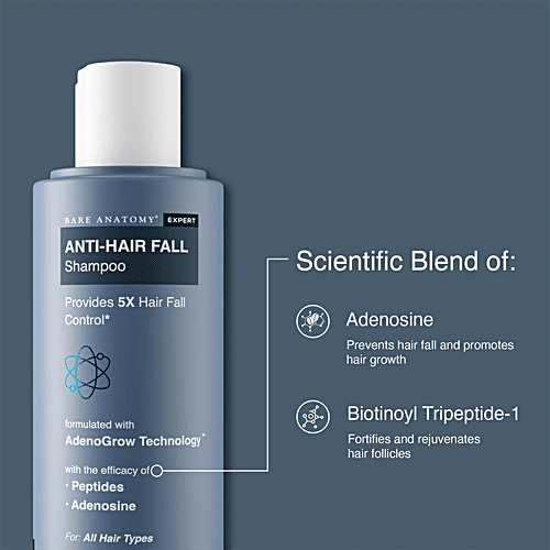 Buy Bare Anatomy Expert Anti Hair Fall Shampoo X Fall Control Sulphate Paraben Free Online