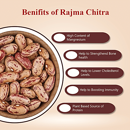 Buy Landmark Organics Rajma Chitra - Reddish Brown, Rich In Protein ...