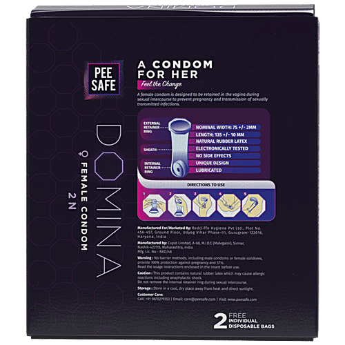 Buy Pee Safe Domina Female Condom Online At Best Price Of Rs 199 Bigbasket 