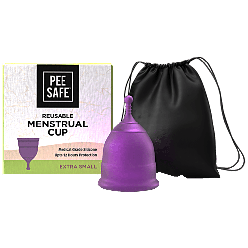 Buy Pee Safe Reusable Menstrual Cup - Made With Medical Grade Silicone,  Extra Small Online at Best Price of Rs 349 - bigbasket