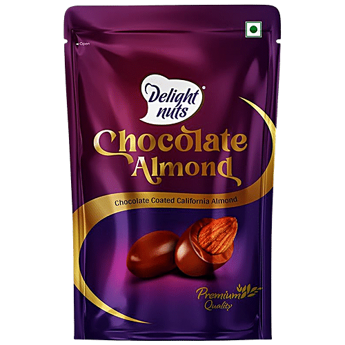 Buy Delight Nuts Chocolate Almonds - Chocolate Coated Online at Best ...