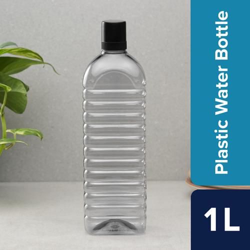 Buy BB Home Leo Plastic PET Water Bottle - Break Resistant, Leak Proof,  Narrow Mouth, Black Online at Best Price of Rs 80.04 - bigbasket