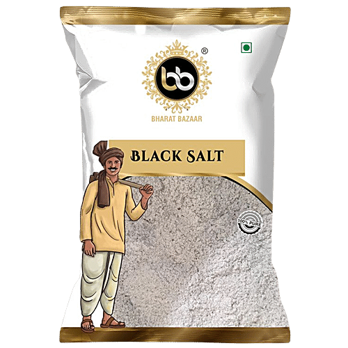 Buy Bharat Bazaar Black Salt - 100% Pure, Rich In Antioxidants Online ...